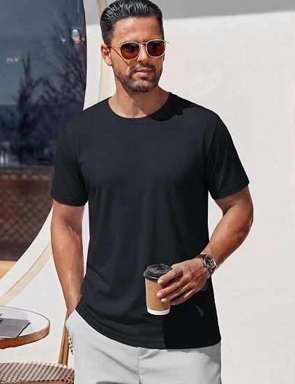 Immagine di Black Short Sleeve T-Shirt 3